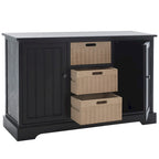 Meuble de rangement à deux tiroirs avec trois paniers amovibles - 39,8 m (l) X 12,5 m (L) X 29,5 m (H) - 41 m (l) X 13 m (P) X 26 m (H)