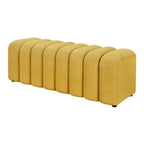 Banc décoratif matelassé