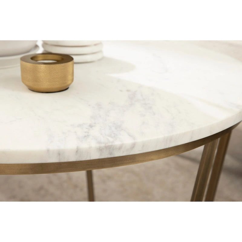 Table basse en bois et métal