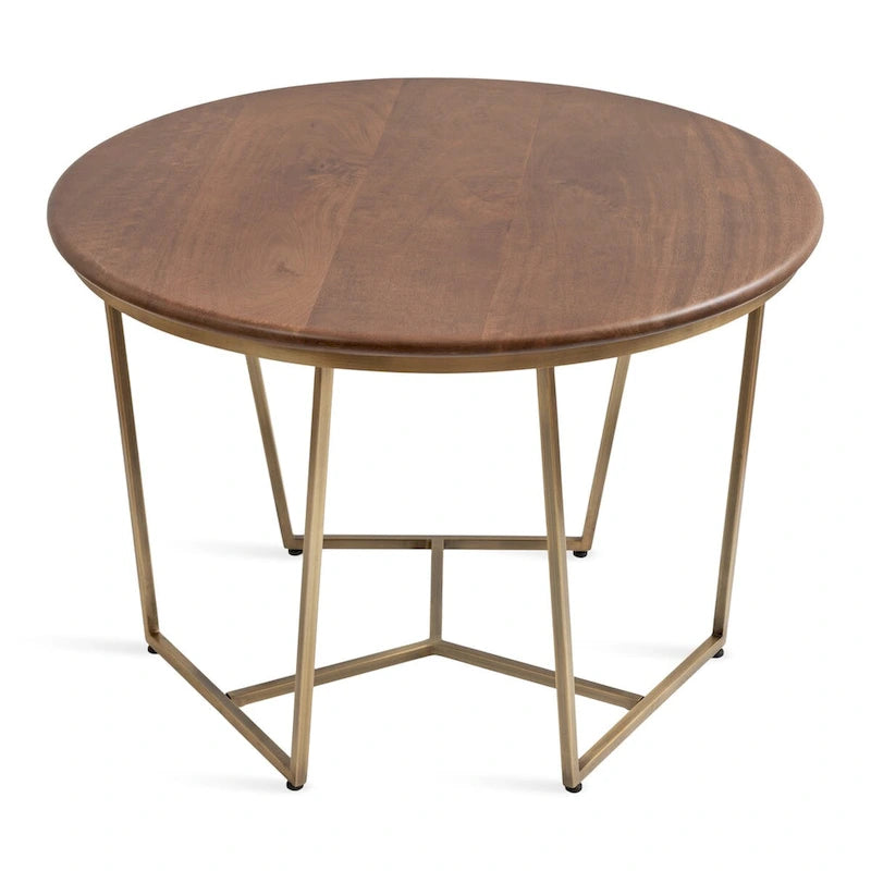 Table basse en bois et métal