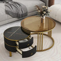 Table basse ronde empilable