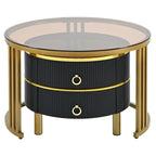 Table basse ronde empilable