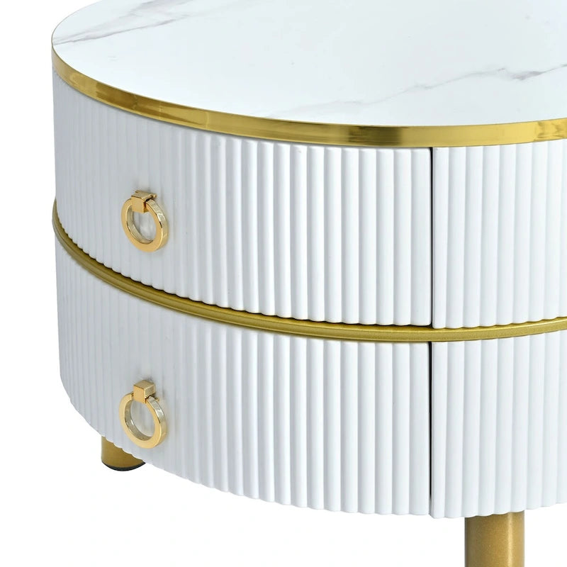 Table basse ronde empilable