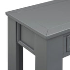 Table d'entrée avec tiroirs de rangement et étagère inférieure